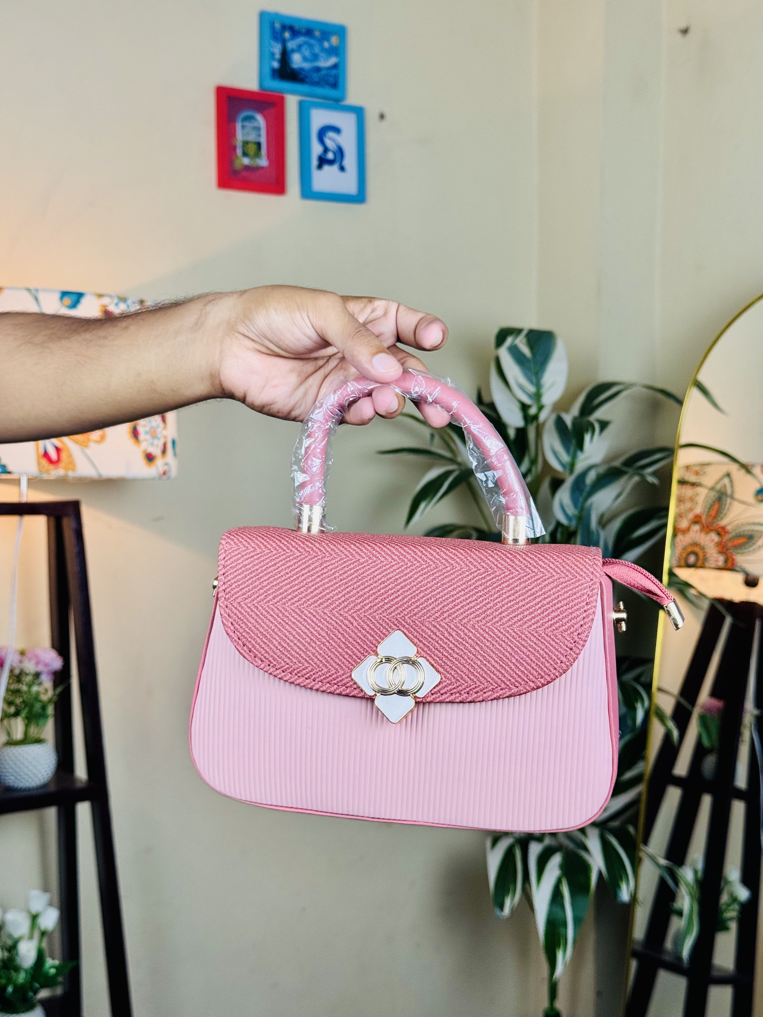 👜 Blush Charm Mini Handbag ✨