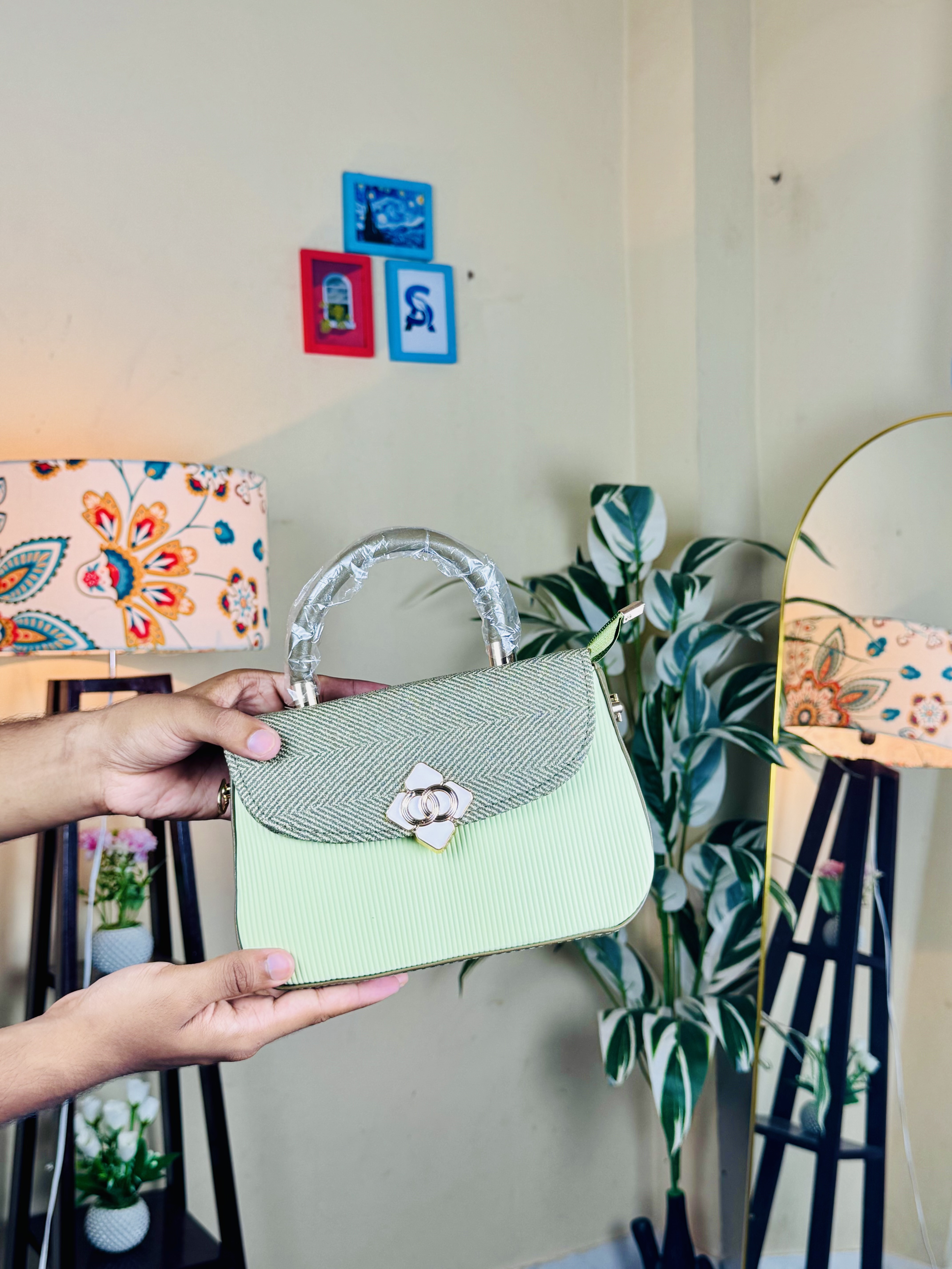 👜 Mint Blossom Mini Handbag ✨