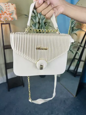 Elegant white Colour Bag